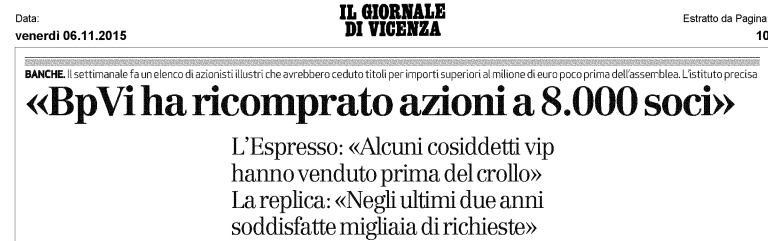 Fiaccolata per fare luce sulle ombre delle banche fallite