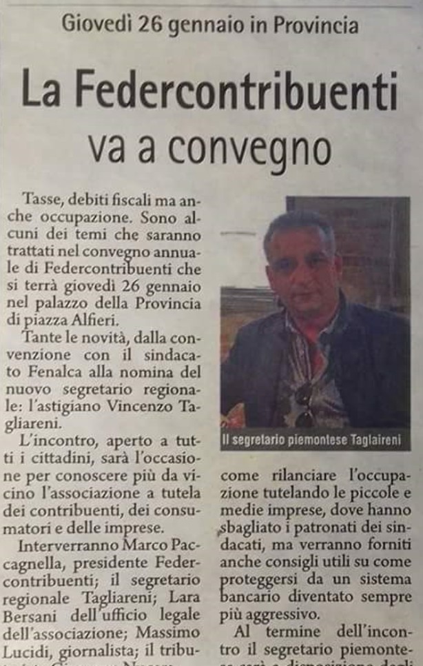 Anche ad Asti il nascente Polo del Contribuente 