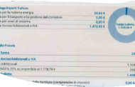 Energia elettrica, spese per la materia 24 euro: accise, addizionali e IVA pari a 1,413 euro. Abuso del reverse charge