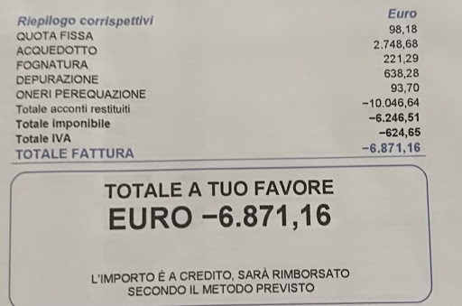Rimborsi dei canoni di depurazione, i consumatori hanno diritto fino a 1.000 euro.