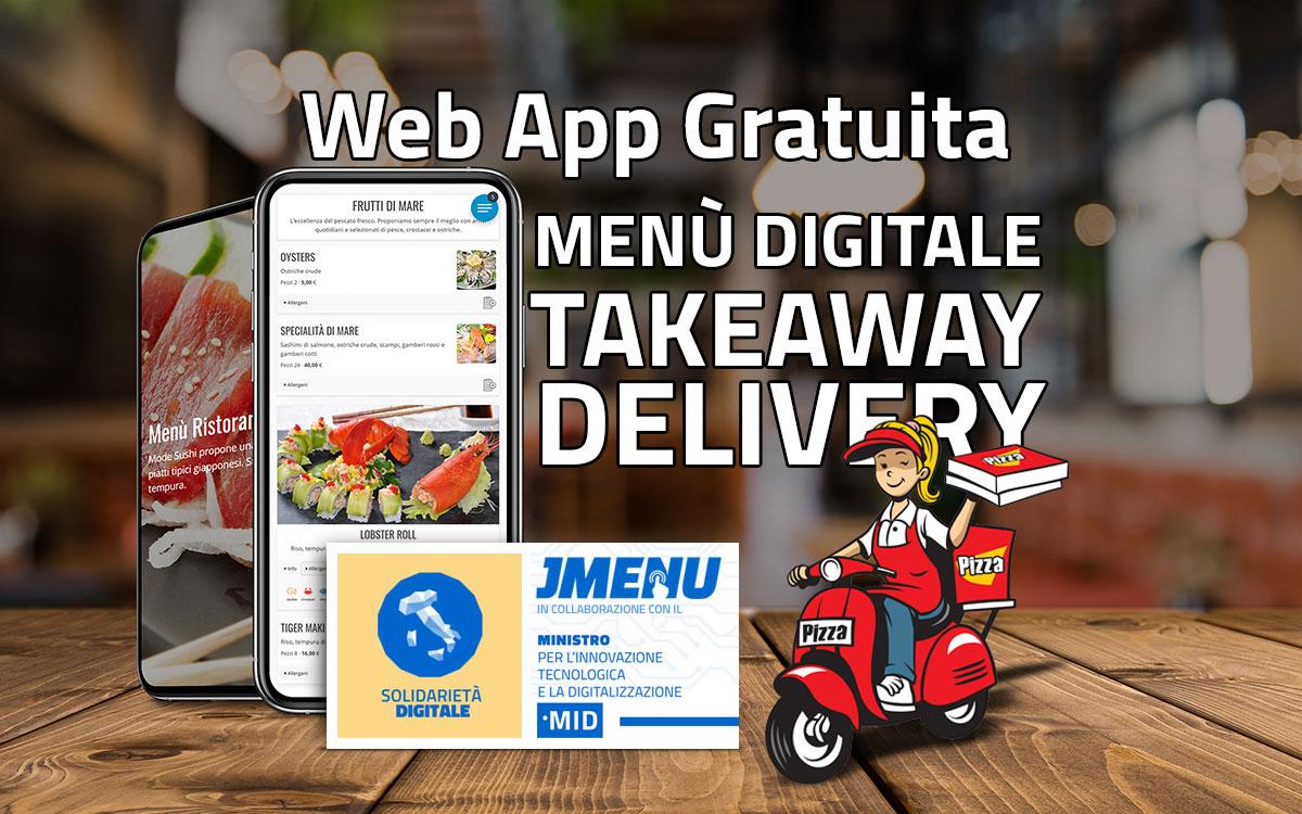 Menù Digitale JMENU - Tutto il settore della ristorazione ha uno strumento gratuito e senza commissioni