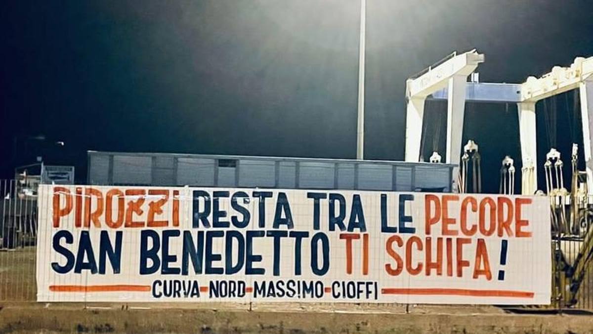 Sergio Pirozzi preso di mira dagli ultras della Sambenedettese