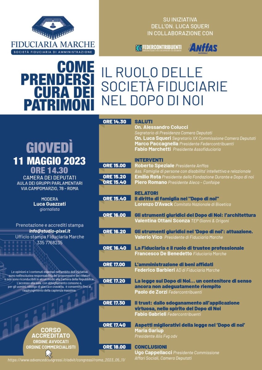 A Roma l'incontro sul ruolo delle fiduciarie del 