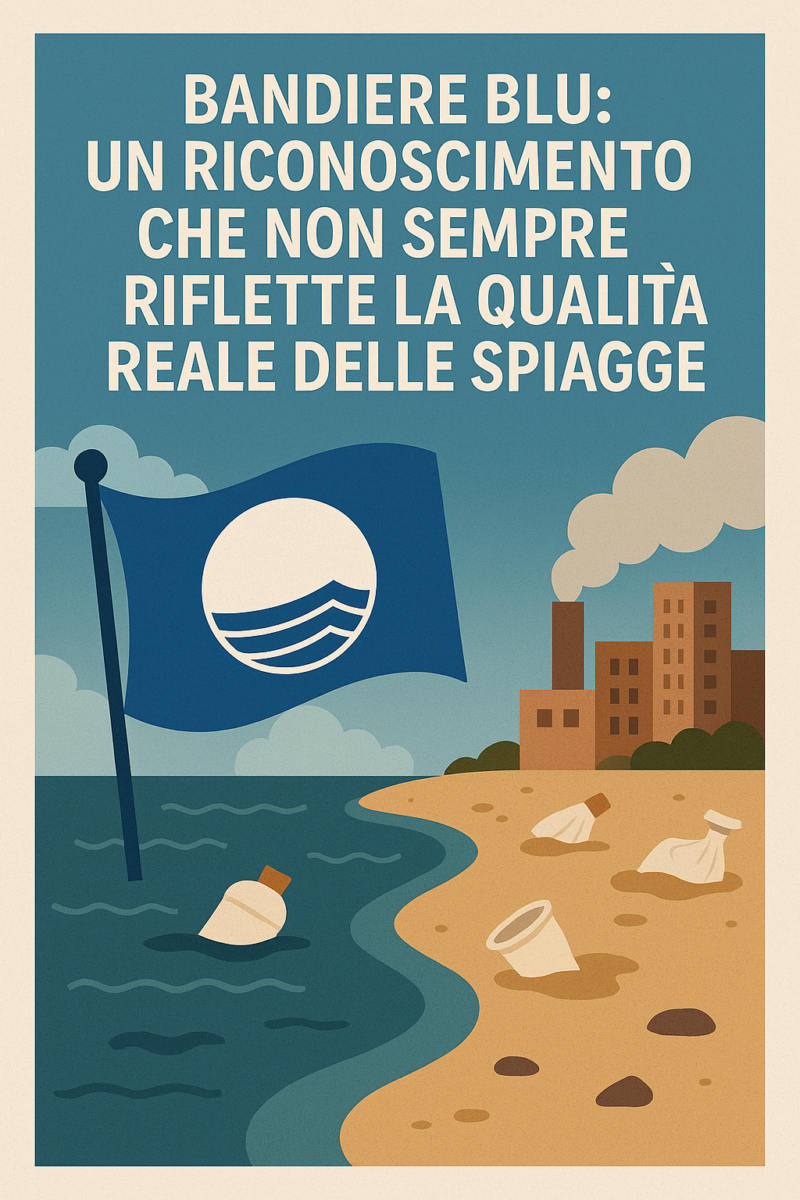 BANDIERE BLU: CTS FEDERCONTRIBUENTI, UN RICONOSCIMENTO CHE NON SEMPRE RIFLETTE LA QUALITÀ REALE DELLE SPIAGGE