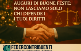 Auguri di Buone Feste: non lasciamo solo chi difende i tuoi diritti