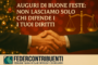 Auguri di Buone Feste: non lasciamo solo chi difende i tuoi diritti