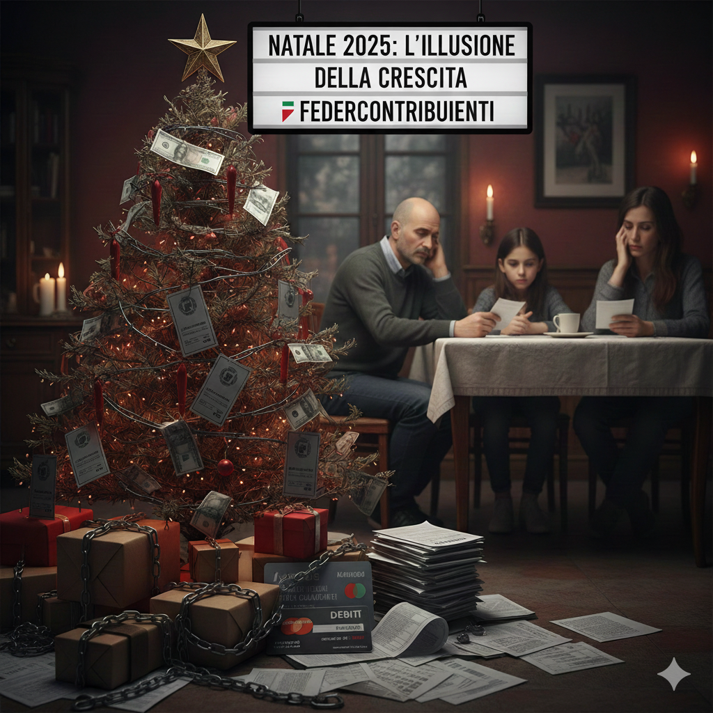 Natale 2025: «L’illusione della crescita nasconde un’Italia a debito»
