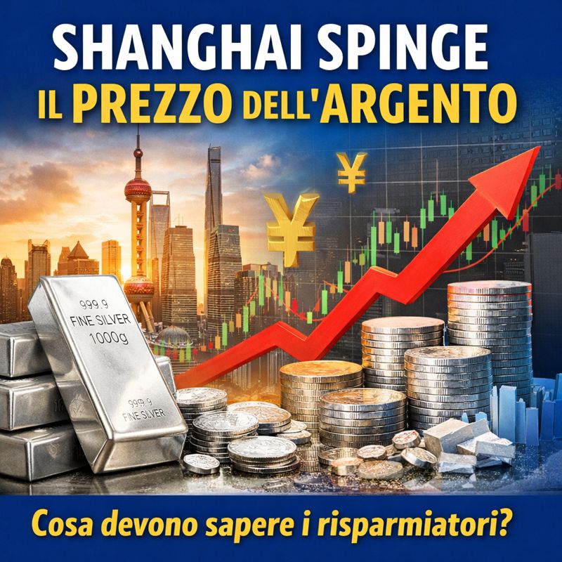 Perché Shanghai sta spingendo il prezzo dell’argento (e cosa significa per i risparmiatori)