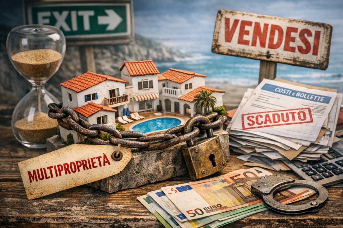 La multiproprietà, molto di moda negli anni '80 e '90, è stata venduta come un investimento ma oggi è difficile disfarsene per chi non può sostenerne i costi.