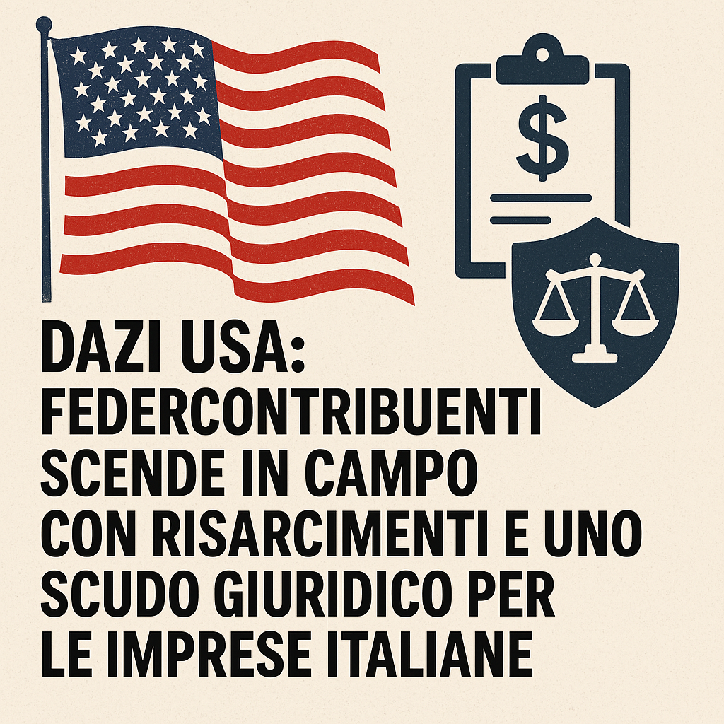 Dazi USA: Federcontribuenti scende in campo con risarcimenti e uno scudo giuridico per le imprese italiane