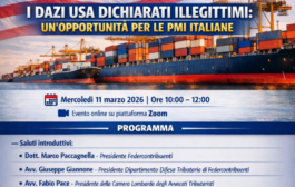 Invito al Webinar: I Dazi USA e le Opportunità per le PMI Italiane