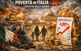 FEDERCONTRIBUENTI, CON L’EFFETTO COMBINATO DELLE GUERRE LA POVERTÀ IN ITALIA CRESCE FINO AL +30%