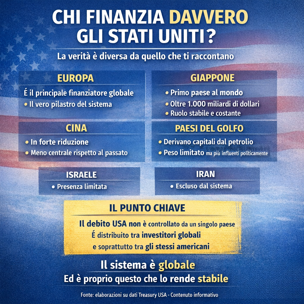 Chi tiene davvero in piedi il debito USA? La verità che nessuno ti spiega