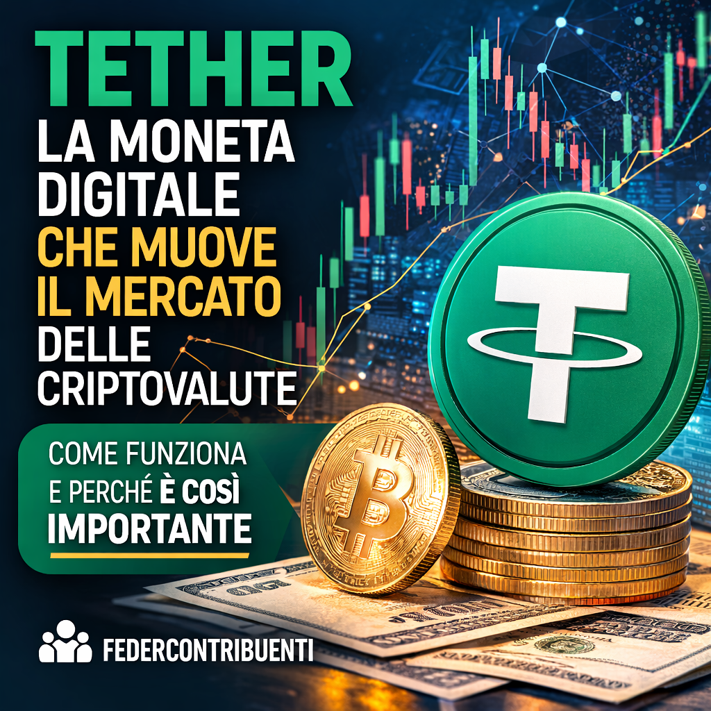 Tether: la “moneta digitale privata” da oltre 100 miliardi che muove il mercato delle criptovalute