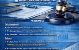 WEBINAR – Dipartimento Difesa Tributaria: LA ROTTAMAZIONE QUINQUIES: UN'OPPORTUNITÀ DA VALUTARE