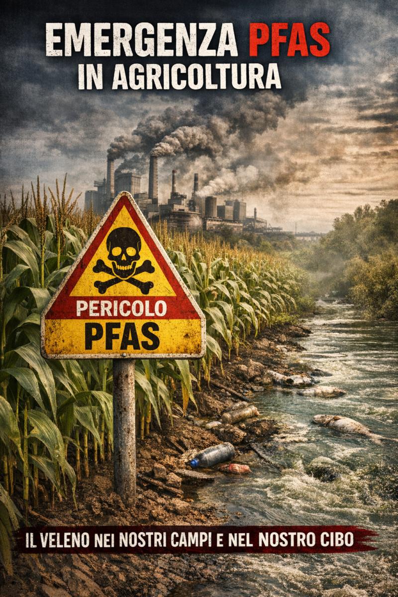 AMBIENTE: FEDERCONTRIBUENTI – PFAS IN AGRICOLTURA, “UNA BOMBA SANITARIA CHE L’ITALIA FA FINTA DI NON VEDERE”