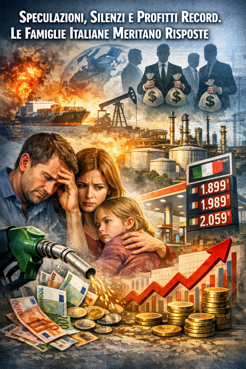 Caro-carburanti: Federcontribuenti: “Speculazioni, silenzi e profitti record. Le famiglie italiane meritano risposte”