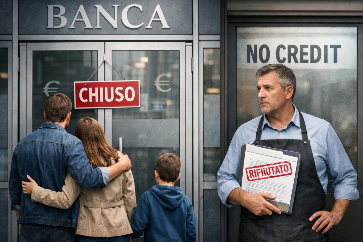 Banche: Federcontribuenti, diseguaglianze nel sistema, lascia indietro famiglie e imprese in difficolta'