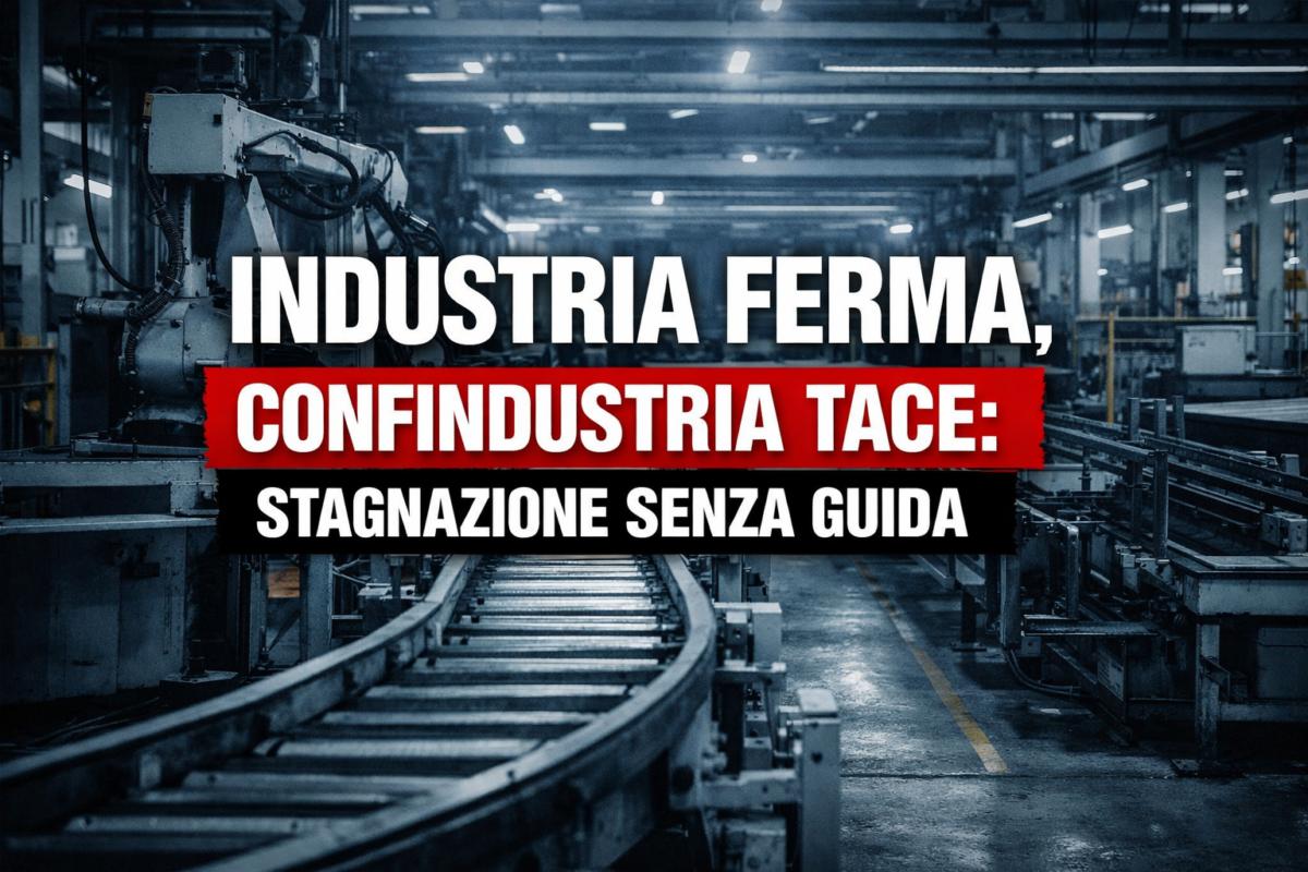 ECONOMIA: IL SILENZIO DI CONFINDUSTRIA NON E' NEUTRALE MA PERDITA DI RUOLO