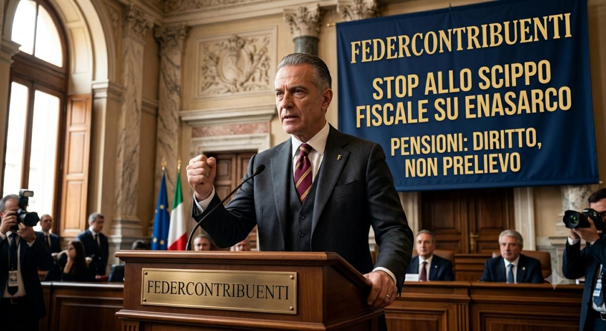 LO STATO SCIPPA LA PREVIDENZA DEGLI AGENTI DI COMMERCIO: FEDERCONTRIBUENTI DENUNCIA IL PARADOSSO FISCALE SU ENASARCO E CHIEDE GIUSTIZIA IMMEDIATA!