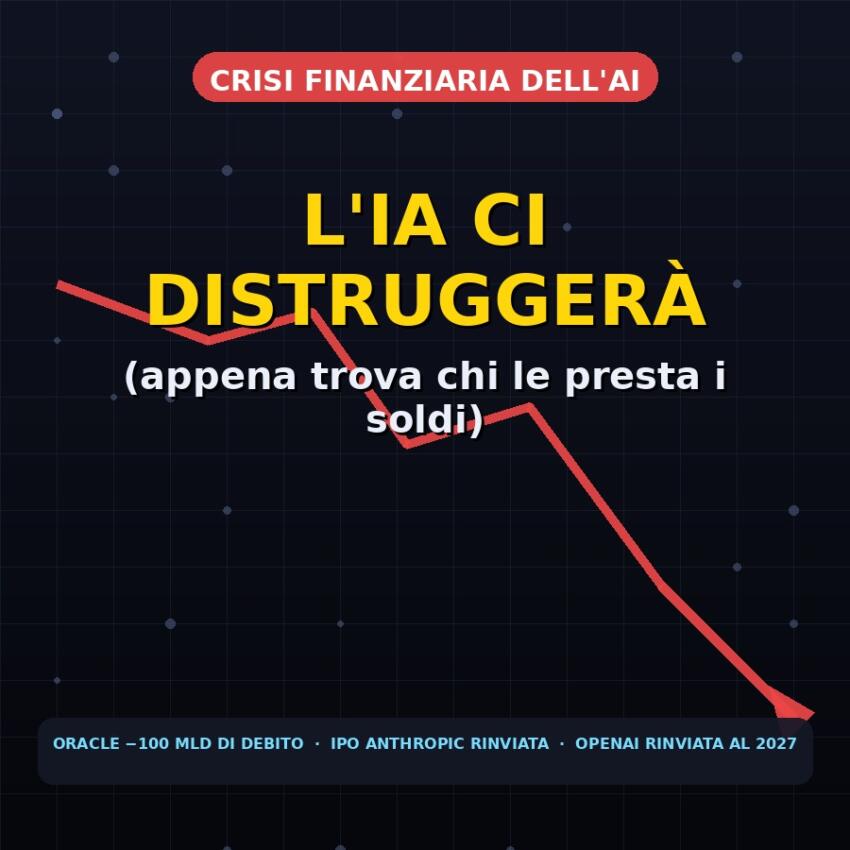 L'INTELLIGENZA ARTIFICIALE CI DISTRUGGERÀ TUTTI
